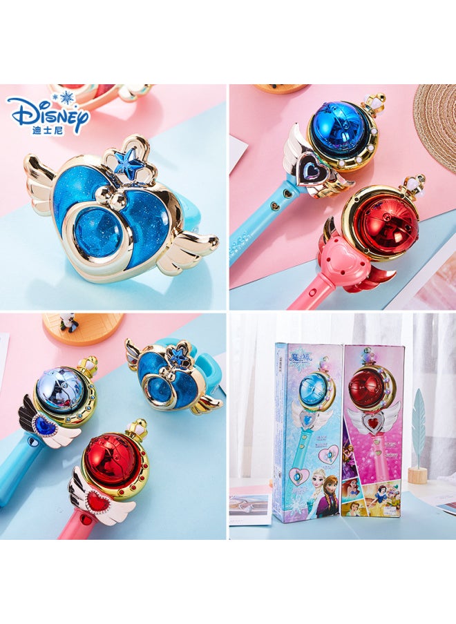 Generic 2022 Disney Magic Wand Frozen Music Glow Magic Toy-Color:Blue Magic Wand + Battery + Screwdriver  - Image 5