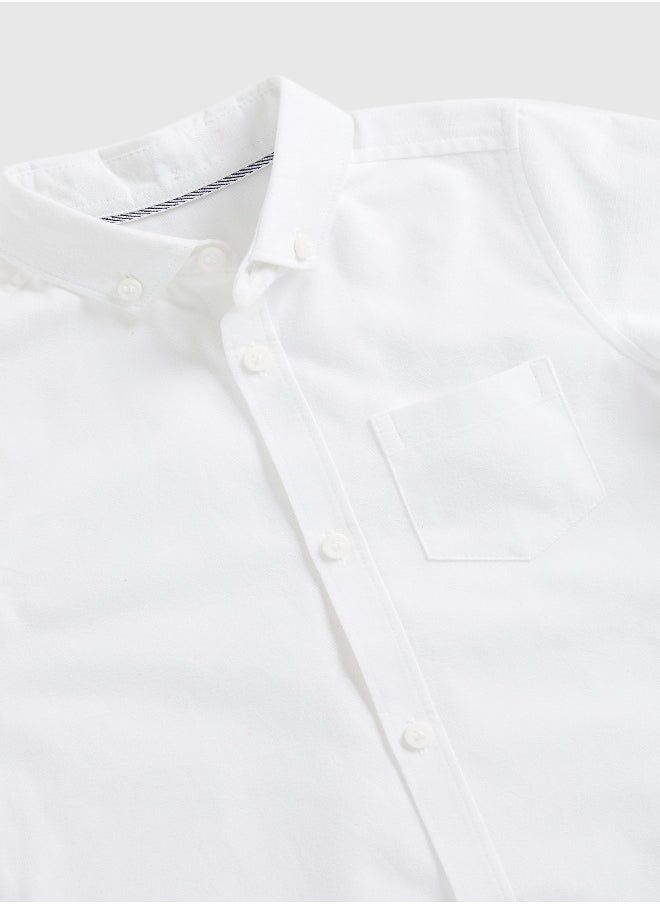 mothercare - White Oxford Shirt - Image 1