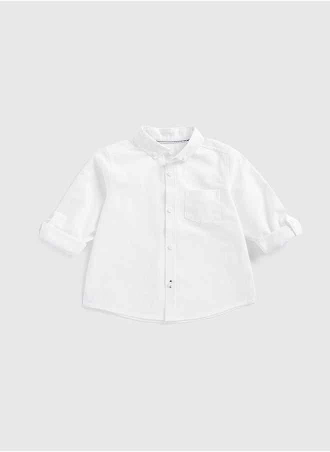 mothercare - White Oxford Shirt - Image 1