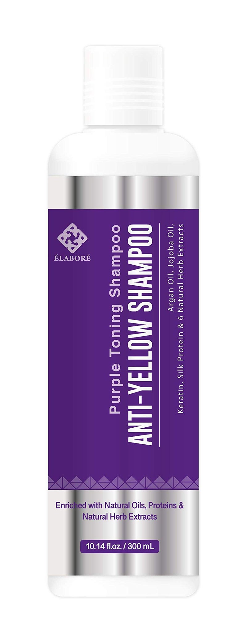 Elabore Purple Toning Shampoo  Anti Yellow Shampoo 1014floz300ml