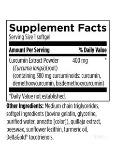 designs for health Curcum-Evail 400 - Bioavailable Turmeric Curcumin Supplements - Evail Emulsification Technology - Curcumin C3 Complex with Turmeric Oil + Vitamin E, Non-GMO (60 Softgels)  - Image 4