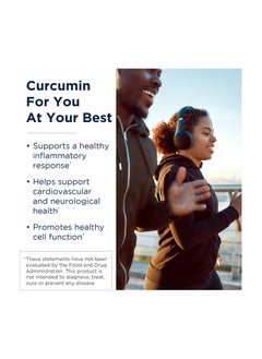 designs for health Curcum-Evail 400 - Bioavailable Turmeric Curcumin Supplements - Evail Emulsification Technology - Curcumin C3 Complex with Turmeric Oil + Vitamin E, Non-GMO (60 Softgels)  - Image 2