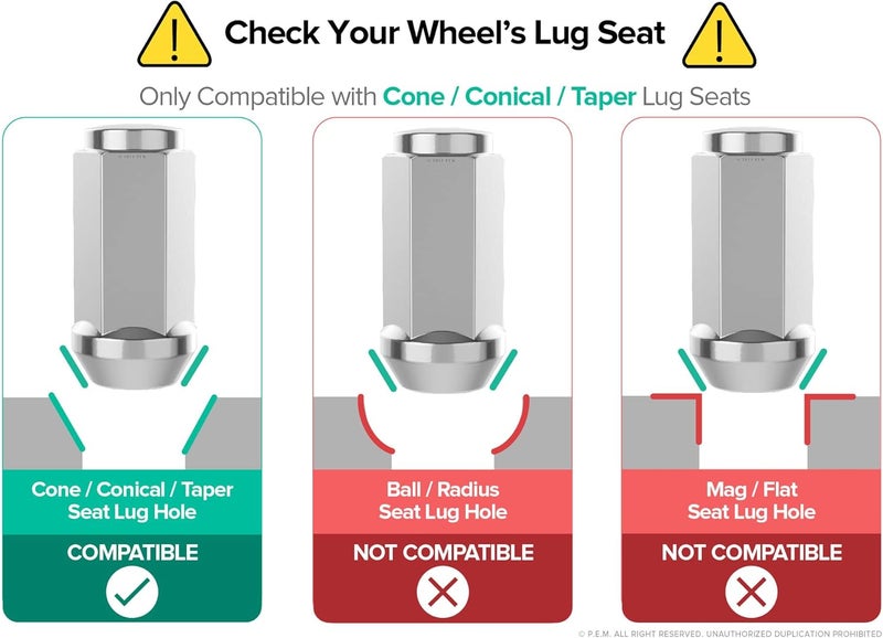 StanceMagic 24pc Silver Chrome Bulge Lug Nuts - Image 4