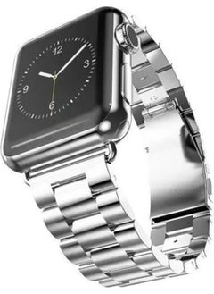 Techmaster Apple Watch Compatible 3 4 5 6 7 Series 42MM 44MM 45MM Steel Steel Tme Band 