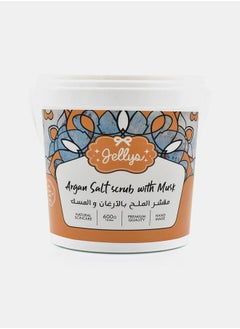 Jellys Argan Salt Scrub with Musk, 600g  - Image 1