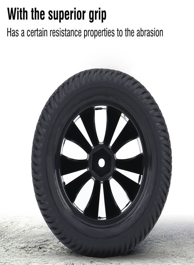 Dilwe 2Pcs RC Car Tires, Rubber Tyre Tires & Plastic Hubs Wheel for 1:12 RC Car Racing Car Truck - Image 5