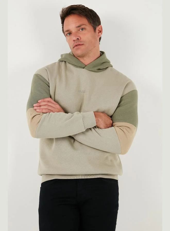 Buratti Cotton Relaxed Fit Hooded Furry Soft Raised Sweat Men's SWEAT 5905299