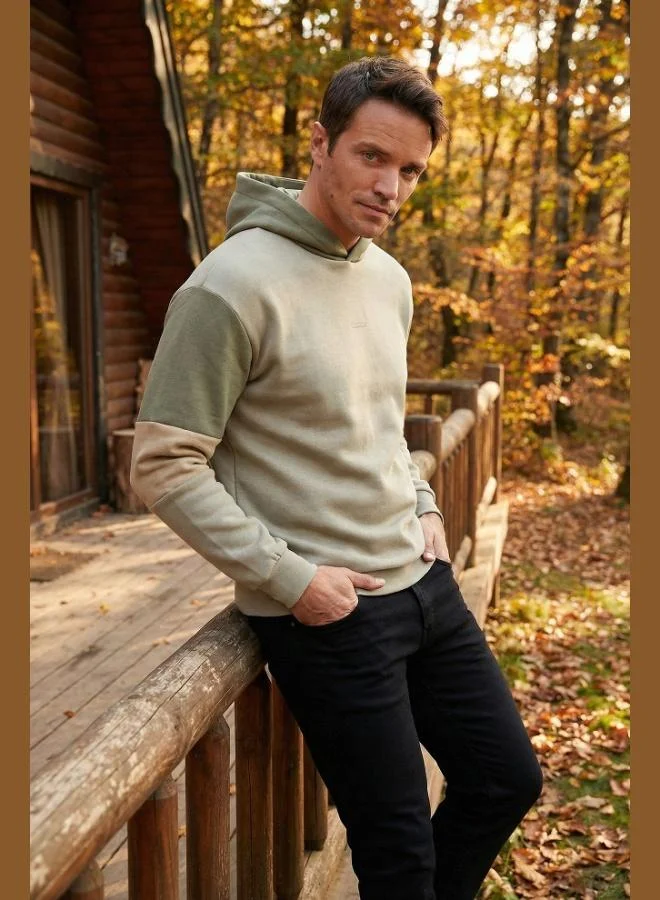 Buratti  Buratti Cotton Relaxed Fit Hooded Furry Soft Raised Sweat Men's SWEAT 5905299 for Men | Best Price UAE