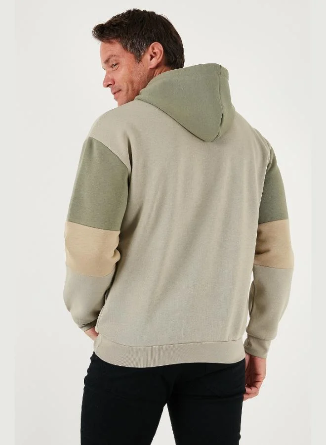 Buratti  Buratti Cotton Relaxed Fit Hooded Furry Soft Raised Sweat Men's SWEAT 5905299 for Men | Best Price UAE