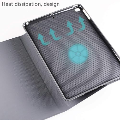 MOCA [Flexible Back] Case for 10.2 inch iPad 9th 8th 7th Generation 10.2" iPads 2021 2020 2019 Launch A2603 A2604 A2605 A2270 A2428 A2429 A2430 A2197 A2198 A2200 Flip Cover (Flower Girl!) - Image 4