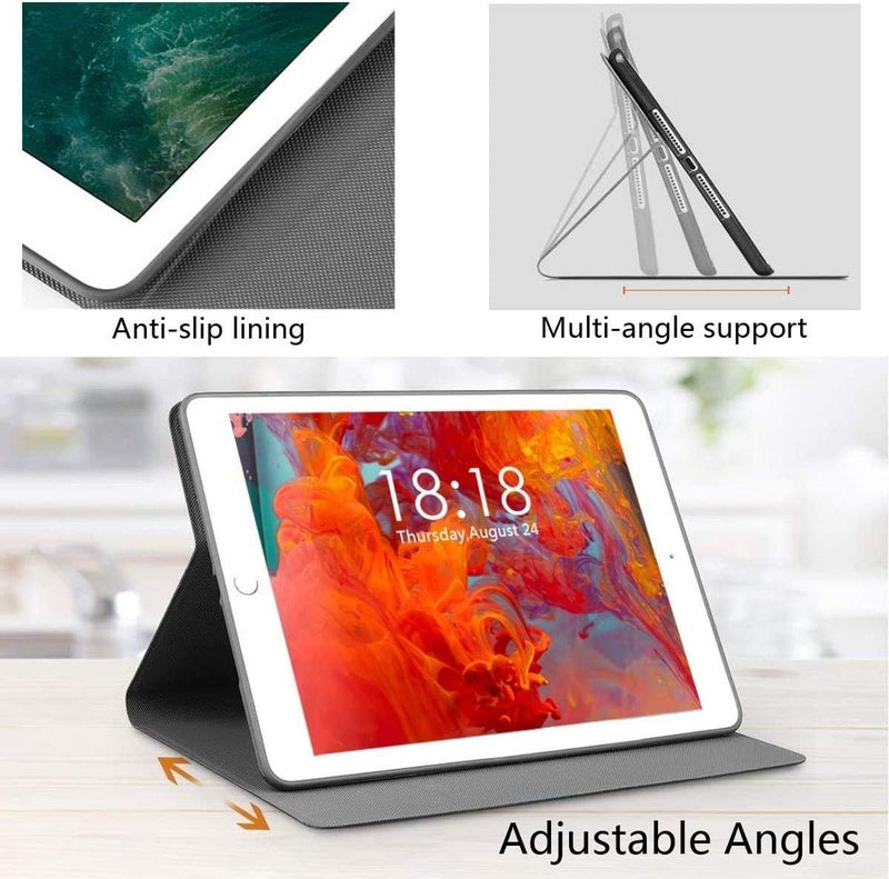 MOCA [Flexible Back] Case for 10.2 inch iPad 9th 8th 7th Generation 10.2" iPads 2021 2020 2019 Launch A2603 A2604 A2605 A2270 A2428 A2429 A2430 A2197 A2198 A2200 Flip Cover (Flower Girl!) - Image 3