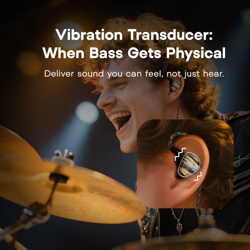 Linsoul سماعات لنسول كيوي إيرز إيتود في الأذن، 3BA+1DD+1BN سائق هجين سماعات داخل الأذن، سماعات ألعاب، سماعات سلكية هاي فاي ستيريو مع كابل قابل للفصل 2Pin لعشاق الصوت والموسيقيين - Image 5