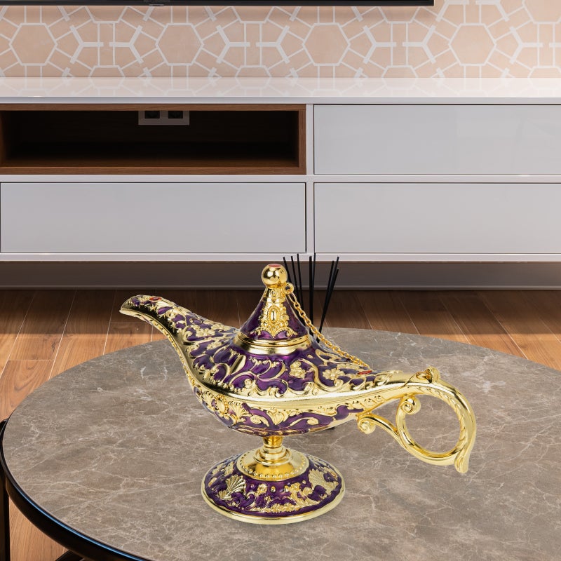 🏠 حامل بخور من سبائك الزنك بنقوش هندية لغرفة النوم والدراسة - Image 3