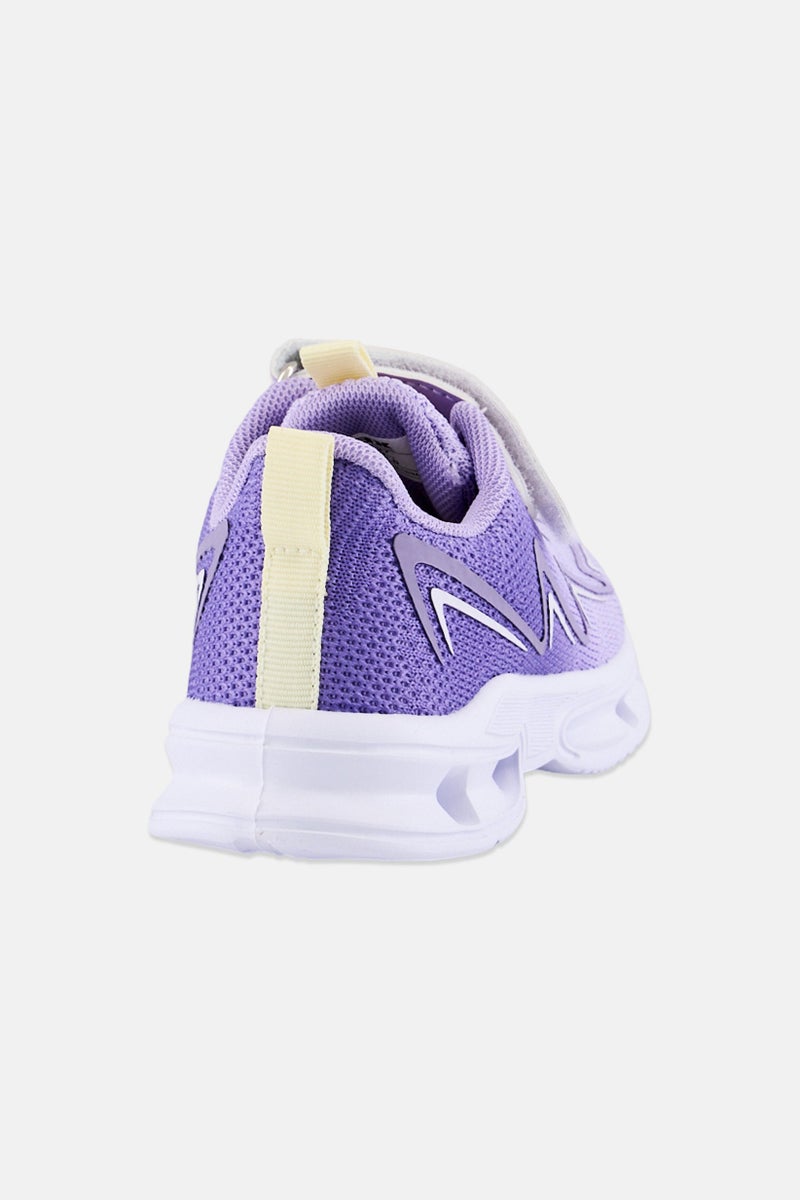 RBX Toddlers Girl Velcro Closure Sports Shoes, Purple - Image 4