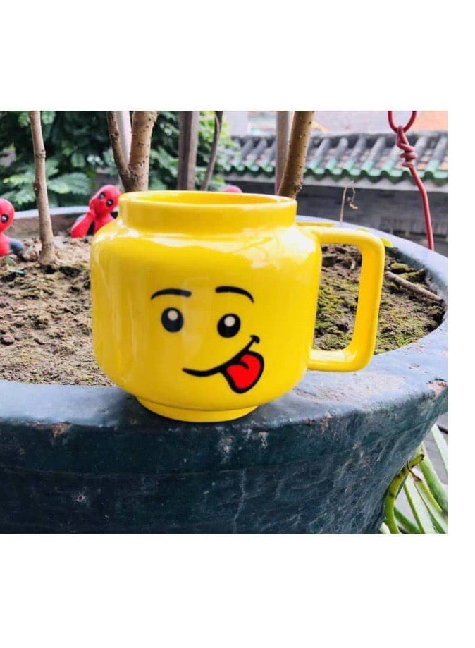 emoji shaped mug heat resistant mug favorite characters mug block mug character mugs coffee mug tea mug heat mug cartoon character mug kids mug character mug**  - Image 2