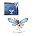 Tuxihapp Just Breathe Dragonfly Car Sticker Decal Vinyl Waterproof Automotive Window Sticker Vintage Sun Flower Vehicle Bumper Decal Positivity Auto Decoration Decals for Laptop Wall 1PC - Image 2