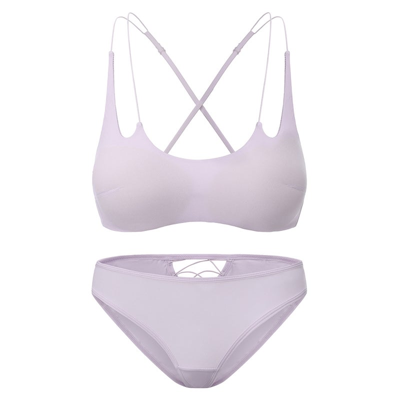 Women's Wire-Free Cross-Back Push-Up Bra, French Style, Lightly Padded - Image 3