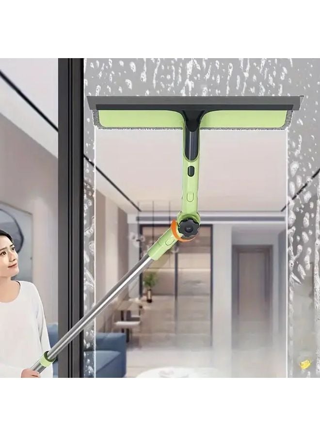 2 في 1 مجموعة فرش تنظيف مزدوجة الجانب بمقبض تلسكوبي 1 مجموعة - Image 3