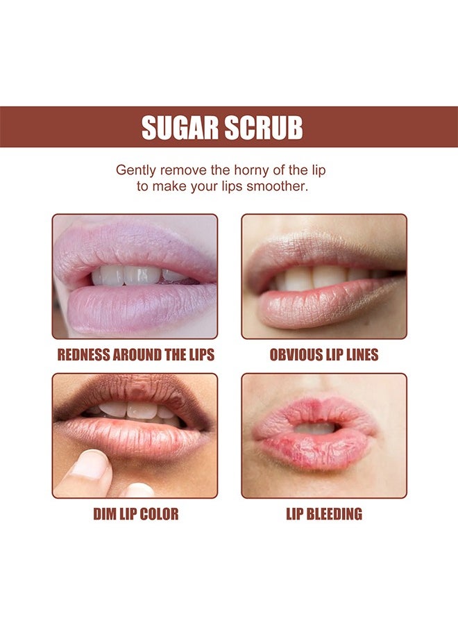 West&Month - Sugar Scrub，Lip Exfoliator and Moisturizer For Dry Chapped Lips-30G - Image 1