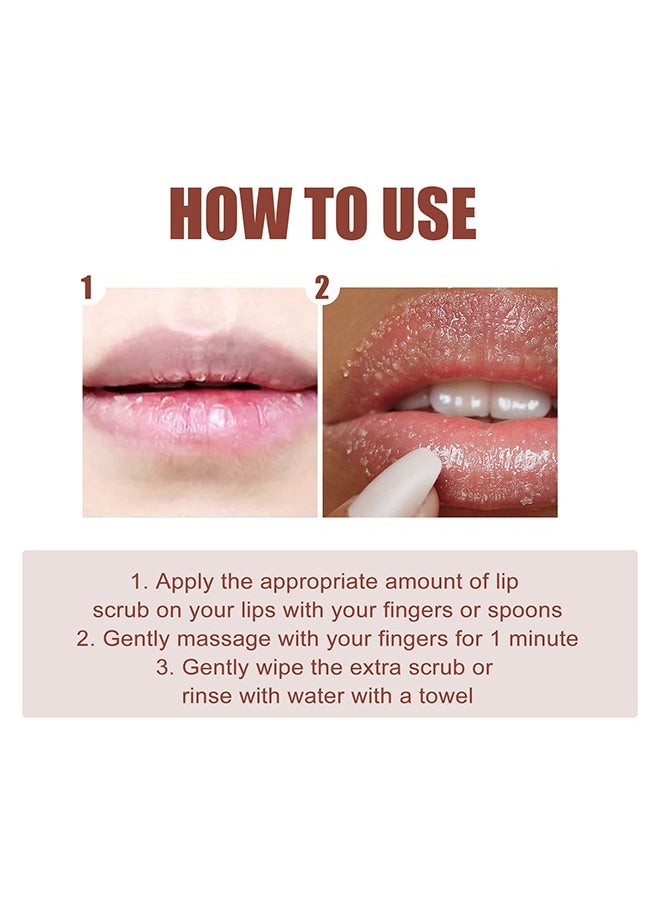 West&Month - Sugar Scrub，Lip Exfoliator and Moisturizer For Dry Chapped Lips-30G - Image 1