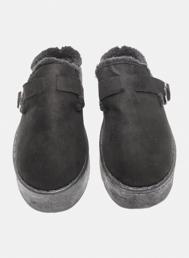 Glitter Women Slippers - Black - Image 3