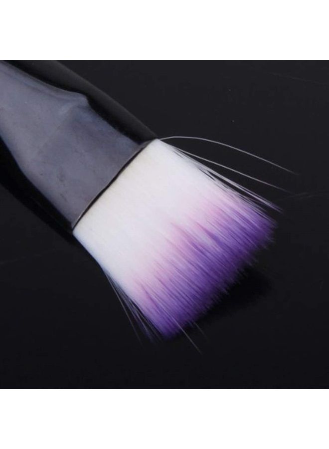 BinaryABC فرشاة مكياج صغيرة مقبض بلاستيكي شفاف قناع طين 10 قطع - Image 5