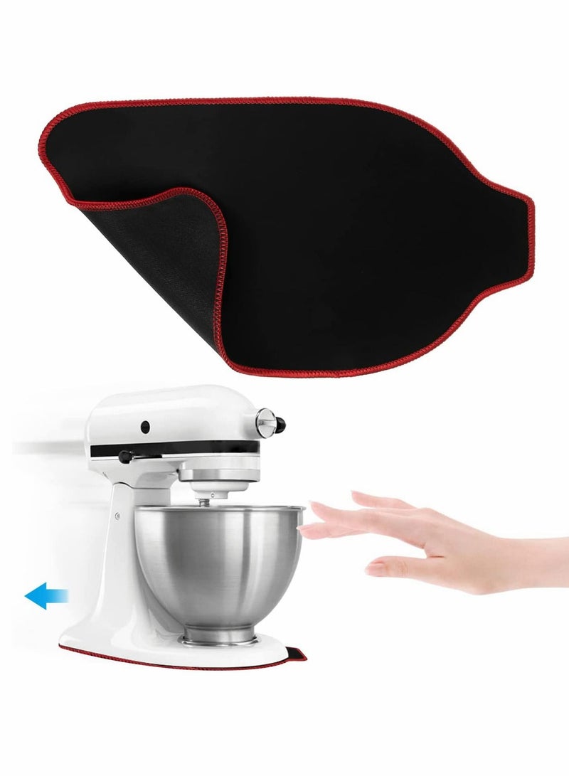 SYOSI Mixer Mover Sliding Mats for KitchenAid Stand Mixer, 12.99 7.87in Black for KitchenAid 4.5 5 Qt Accessories for KitchenAid Mat Slide Appliance Sliders for KitchenAid Mixer for Kitchen Appliances  - Image 1