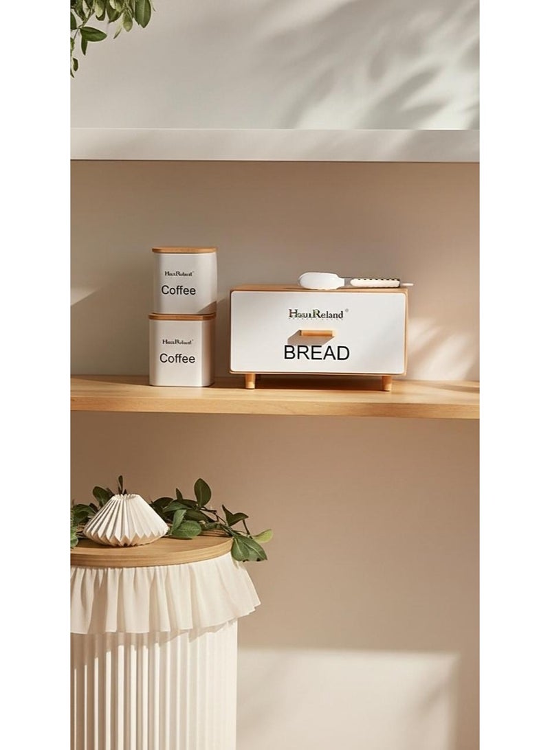 HausRoland Aisha bread box with storage jars - Image 4