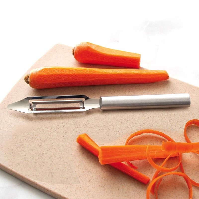 Rada Cutlery 3-Piece Peel  Pare & Slice Knife Gift Set (S18)  Stainless Steel Hollow Ground Blades  Made In Usa  Silver Handles - Image 4