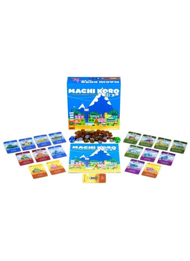 Pandasaurus Games Machi Koro Board Game ; Japanese City Building Strategy Game ; Fast Paced Dice Rolling Game For Adults And Kids ; Ages 8+ ; 2 4 Players ; Average Playtime 30 Minutes ; Made  - Image 4