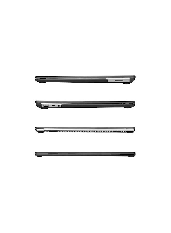 موسيسو حافظة متوافقة مع جهاز Surface Laptop 5/4/3 مقاس 15 بوصة إصدار 2022 2021 2019 مع لوحة مفاتيح معدنية (الطرازات: 1872 و1873 و1953 و1979)، غطاء حماية من البلاستيك الصلب، أسود - Image 4