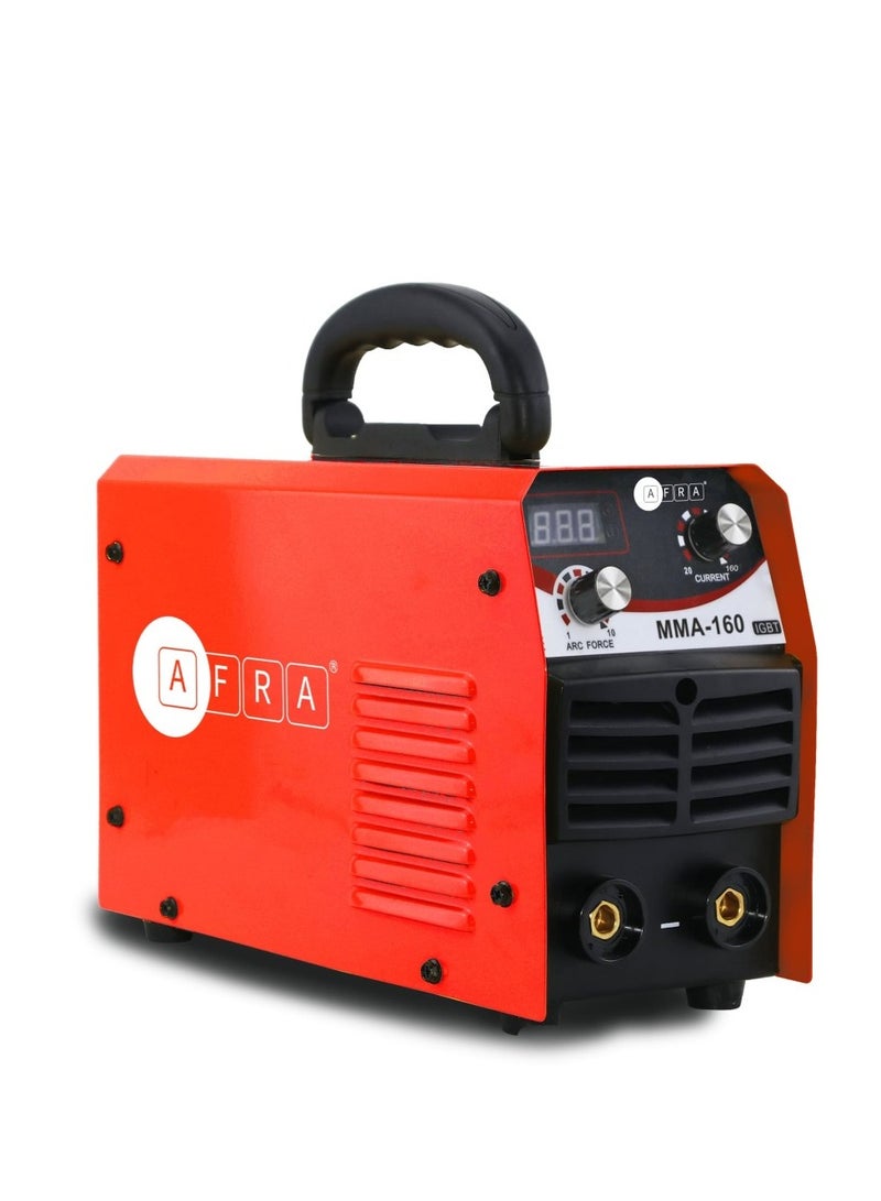 AFRA AFRA INVERTER WELDER, 240 V, 160A Maximum, Anti-Stick, Anti-Force, Hot Start, Over-Voltage And Over-Current Protection, Accessories Included, Model AFT-0160WMRD, 1 Year Warranty 