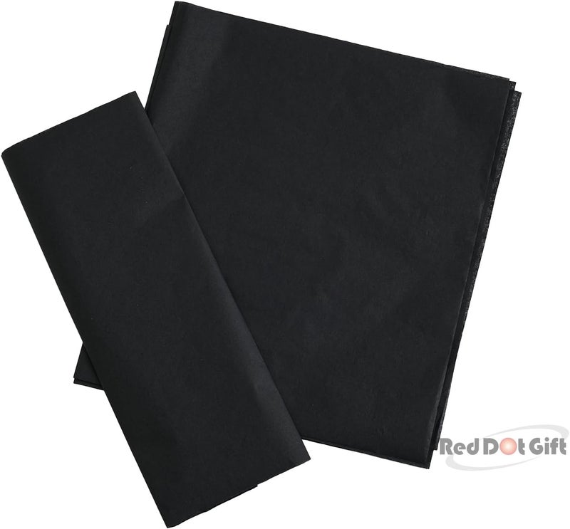 Red Dot Gift® 50cm x 30M Black Color Tissue Paper Roll For Gift Wrapping 17 Grams, Acid-Free for A Variety Of Craft, Art, and Paper Projects, T-shirt wrap (Black, YC024) - Image 3
