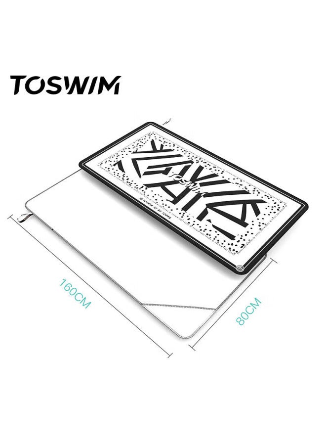 Toswim Quick-drying Bath Towel, Swimming Towel, Sports Fitness Absorbent Towel, Travel Fast-drying Towel, Dynamic Lines - Image 4