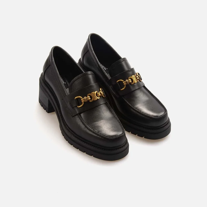 كيمال تانجا Leather Women's Daily High Heel Shoes Ad2377
