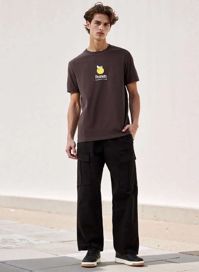 Splash FAV Snoopy Dog Print T-shirt