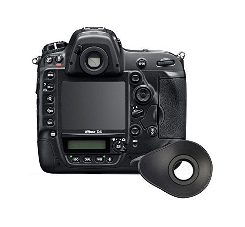 Fotasy JJC EN-DK19 Large Eye Cup, Ergonomic Oval Soft TPU Rubber Eye Piece, D850 Eyecup Viewfinder, DK 19 Replacement, 65*51*34mm, Compatible with Nikon D850 D810 D800E D800 D500 D3 D3S D3X D4 D4S D5 Df - Image 4