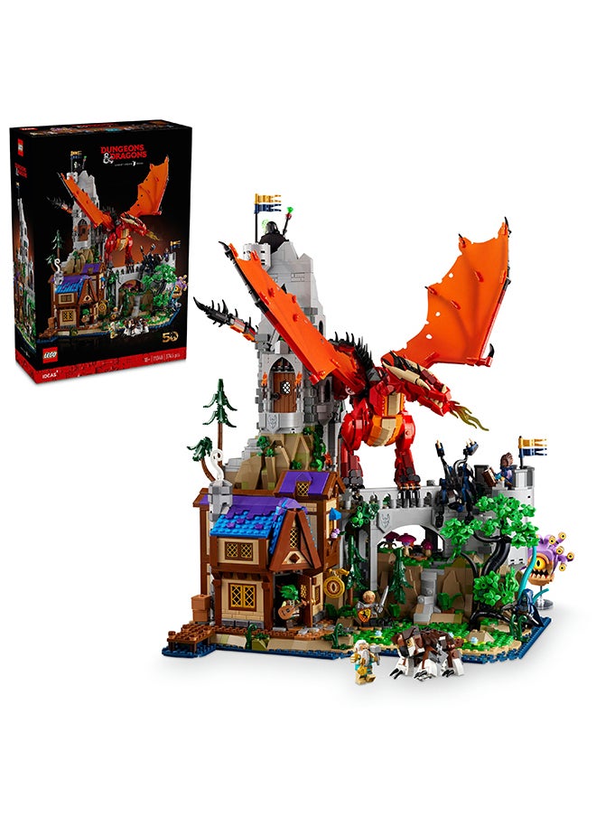 LEGO - Ideas Dungeons & Dragons: Red Dragon’s Tale Figure Building Set, Model Kit for Adults to Build, D&D Gift Idea for Men, Women, Him or her, Created in Collaboration with Wizards of the Coast 21348 - Image 1