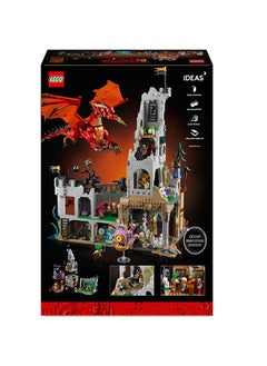 LEGO 21348 أفكار زنزانات والتنانين: قصة التنين الأحمر، مجموعة بناء للبالغين، فكرة هدية D&D، مجموعة بناء خيالية إبداعية، تم إنشاؤها بالتعاون مع ويزارز أوف ذا كوست (3745 قطعة)  - Image 3