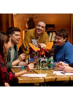 LEGO 21348 أفكار زنزانات والتنانين: قصة التنين الأحمر، مجموعة بناء للبالغين، فكرة هدية D&D، مجموعة بناء خيالية إبداعية، تم إنشاؤها بالتعاون مع ويزارز أوف ذا كوست (3745 قطعة)  - Image 5