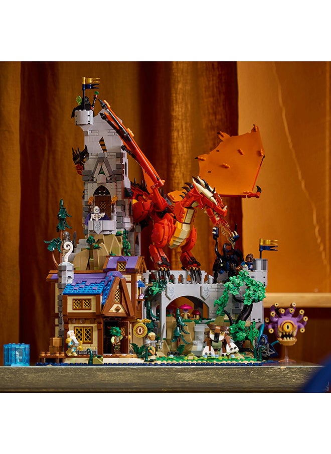 LEGO - Ideas Dungeons & Dragons: Red Dragon’s Tale Figure Building Set, Model Kit for Adults to Build, D&D Gift Idea for Men, Women, Him or her, Created in Collaboration with Wizards of the Coast 21348 - Image 1