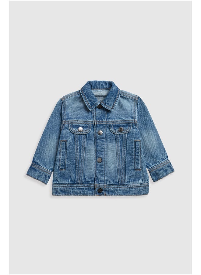 Mid-Wash Denim Jacket - pzsku/Z0F8E48660AA84673603EZ/45/_/1725190609/3e00defb-ce30-4a12-b2df-368501e4ae18