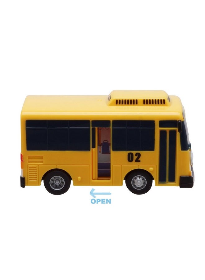Tayo the Little Bus 120 The Little Bus Tayo- Lani, Pull-Back Motor Toy  - Image 3