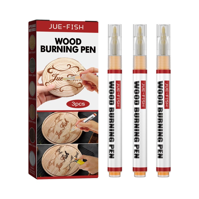 Jue-Fish Wood Burning Pen Set - DIY Pyrography Tool for Kids - Image 5