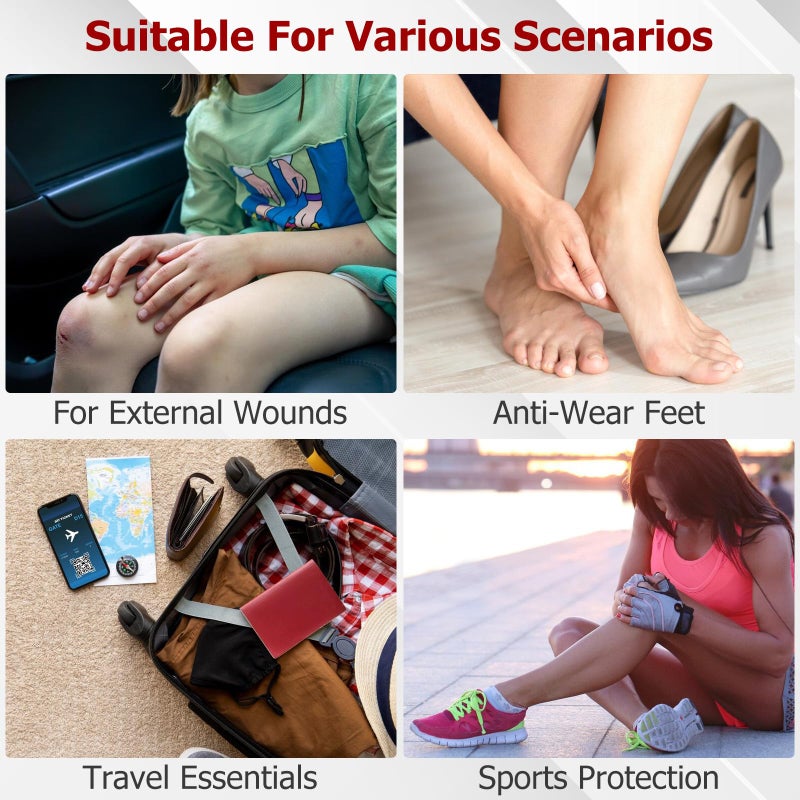 Heart Shaped Adhesive Bandages 25 Pack Waterproof Breathable Wound Covers For First Aid - Image 4
