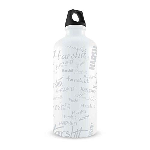 Hot Muggs Me Graffiti Bottle - Harshit Personalised Name Steel, 750ml, 1 Unit - Image 2