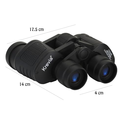 Krevia Binoculars 12x40 Zoom Long Distance Viewing | Waterproof Durbin (Black, 1Pc) - Image 2
