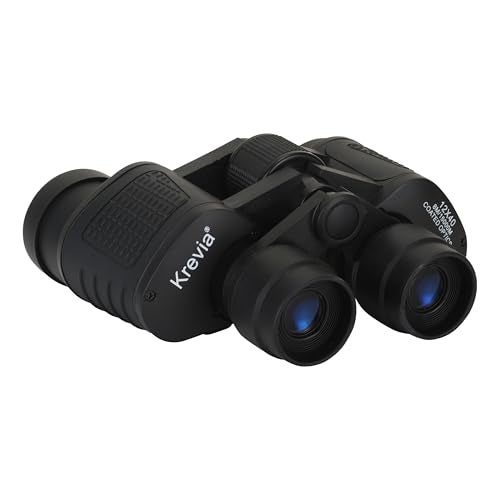 Krevia Binoculars 12x40 Zoom Long Distance Viewing | Waterproof Durbin (Black, 1Pc) - Image 1