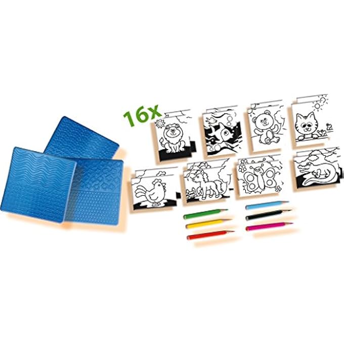 SES Creative RELIEF COLOURING SET - Image 5
