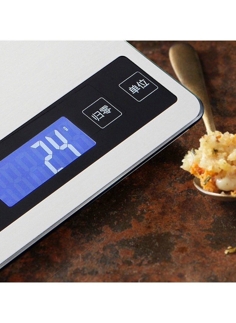 ETEKCITY - Stainless Steel Kitchen Electronic Scale Mini Food Scale Household Small Electronic Scale Precision Electronic Scale - Image 1